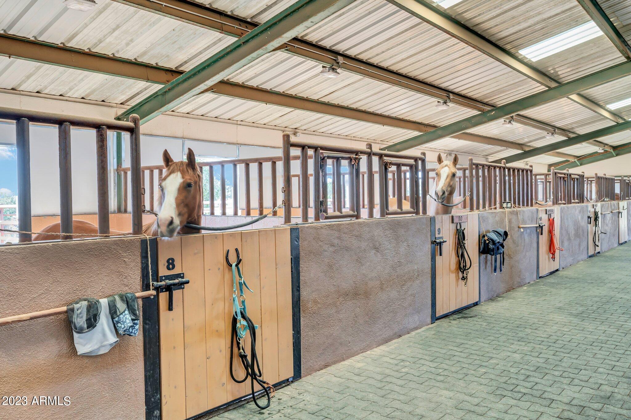 5801 Dillon Wash Road Prescott, AZ 86305 - Photo 103 of 169 98 - Indoor Arena Horse Stalls