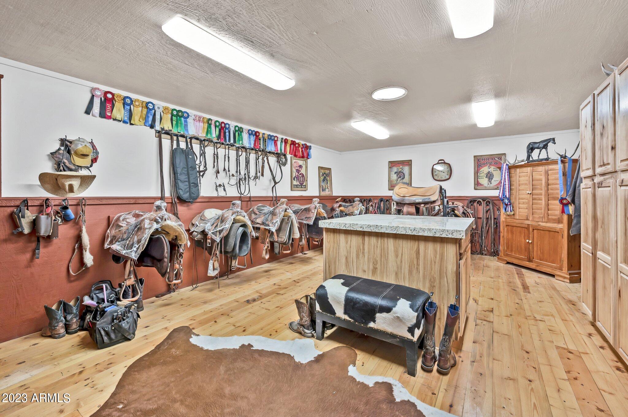 5801 Dillon Wash Road Prescott, AZ 86305 - Photo 104 of 169 99 - Indoor Arena Tack Room