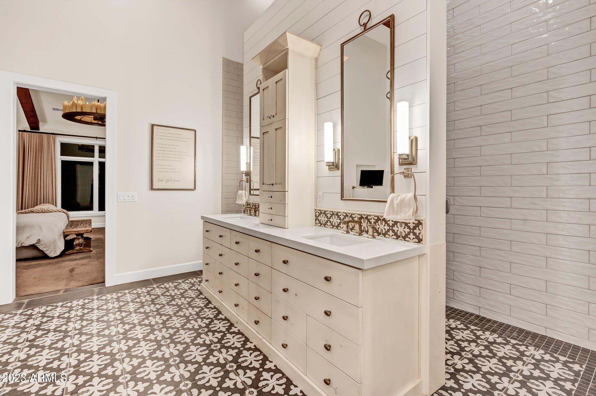 5801 Dillon Wash Road Prescott, AZ 86305 - Photo 46 of 169 41 - Main House Master Bathroom Vanity