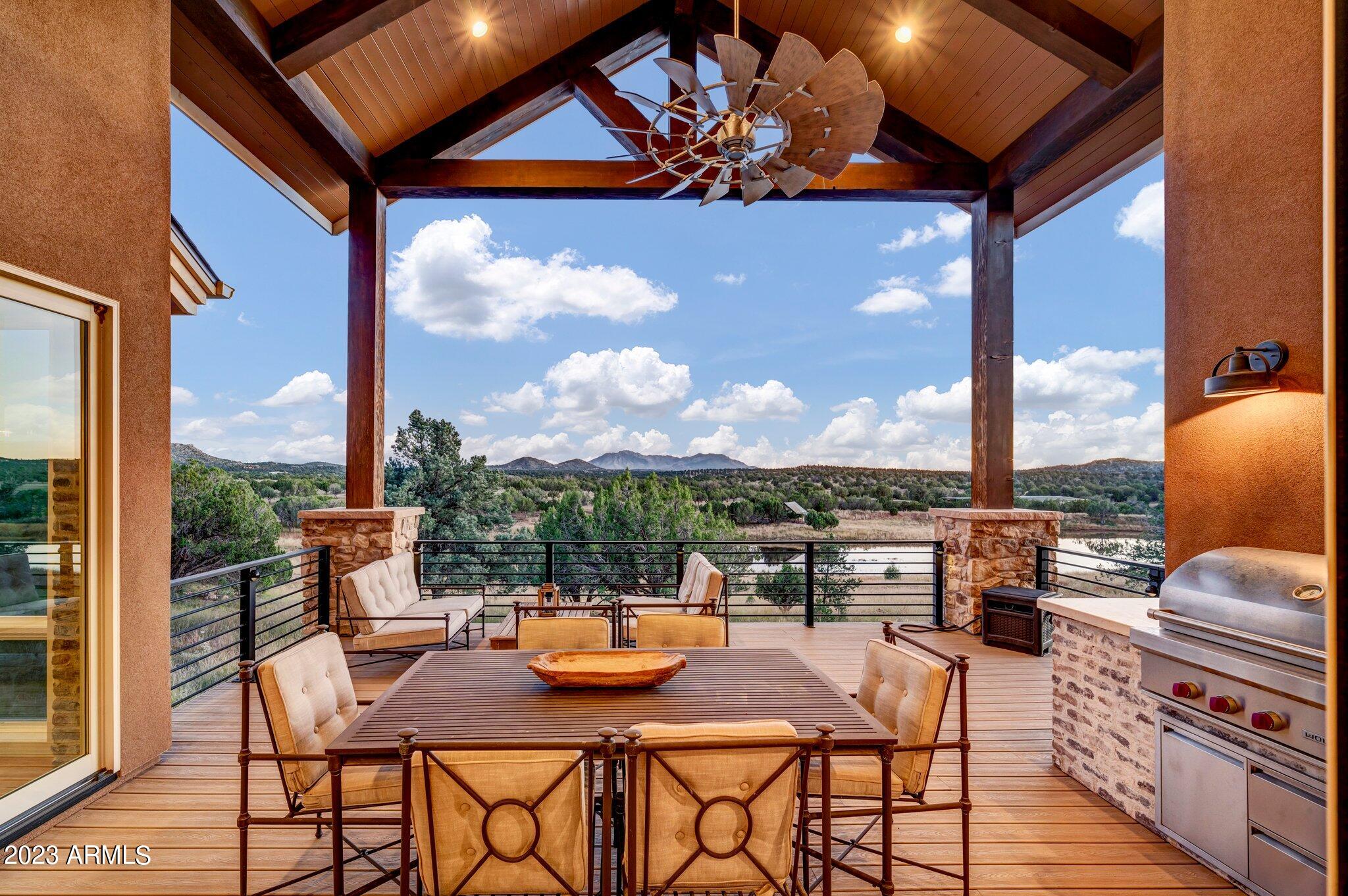 5801 Dillon Wash Road Prescott, AZ 86305 - Photo 51 of 169 46 - Main House Covered Deck