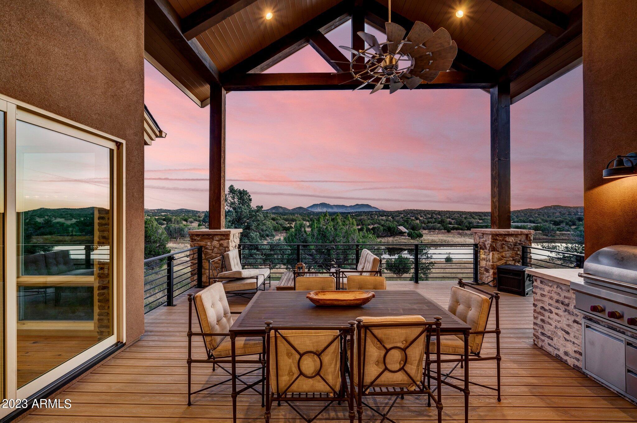 5801 Dillon Wash Road Prescott, AZ 86305 - Photo 53 of 169 48 - Main House Covered Deck Views