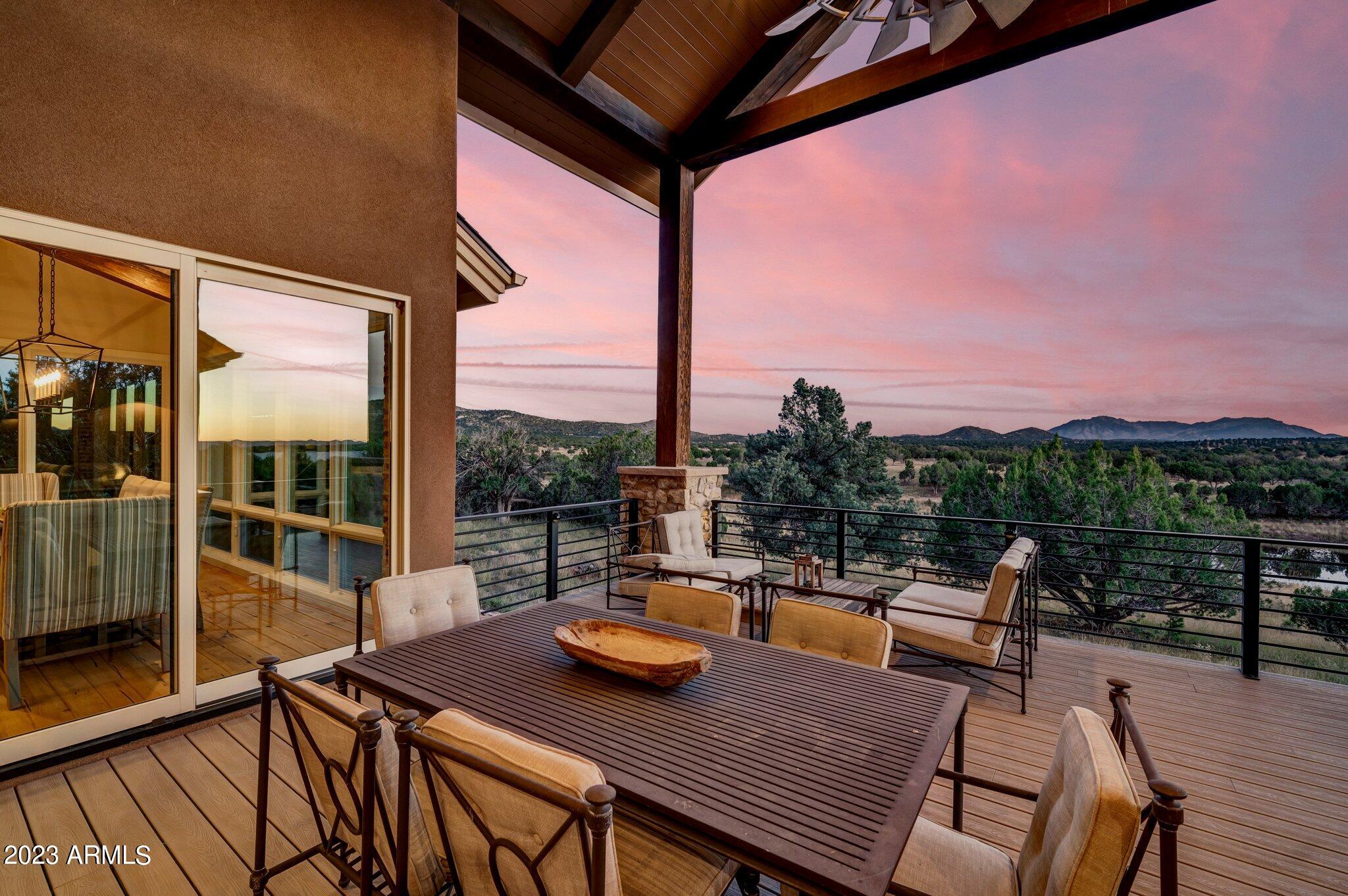 5801 Dillon Wash Road Prescott, AZ 86305 - Photo 54 of 169 49 - Main House Covered Deck Views