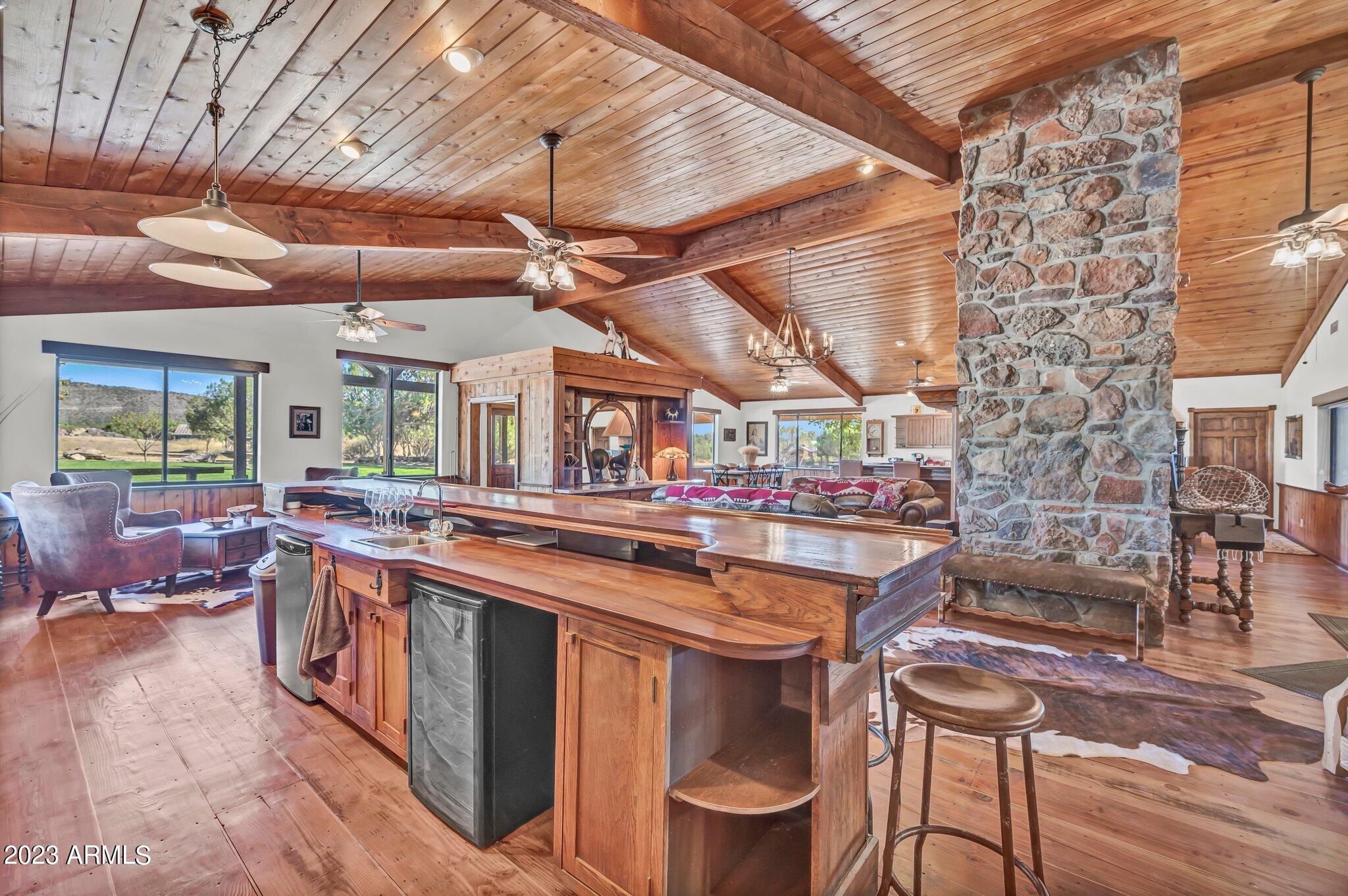 5801 Dillon Wash Road Prescott, AZ 86305 - Photo 63 of 169 58 - Clubhouse with Antique Bar