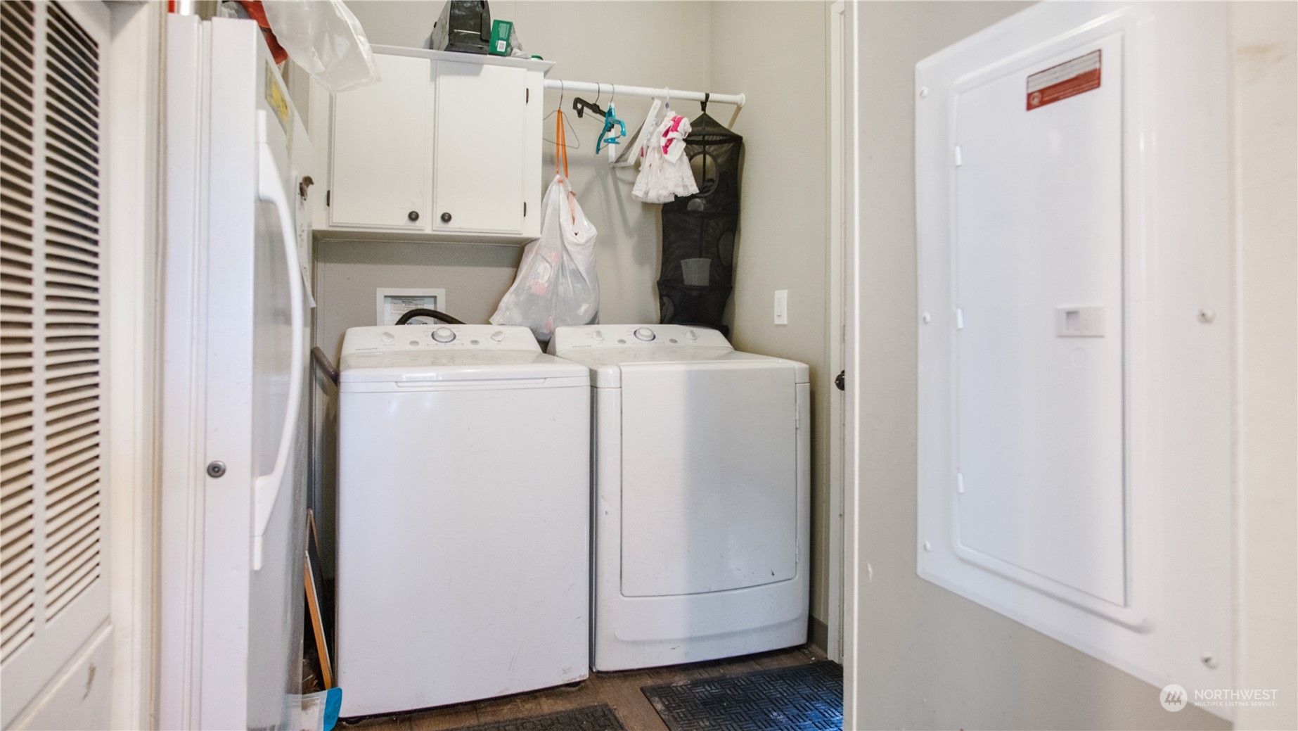 673 Curtis Hill Road, Unit G Chehalis, WA 98532 - Photo 19 of 25 a view of storage and utility room with washer and dryer