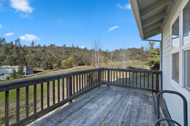 a view of a city with mountains in the background