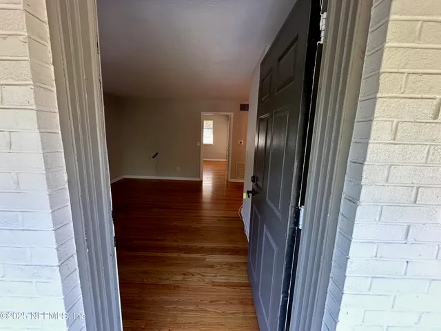 wooden floor in an empty room