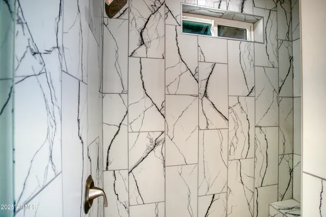 a view of a livingroom with a window