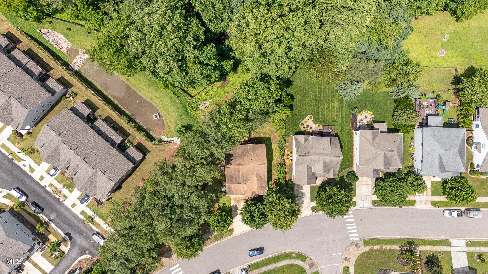 1304 Barnford Mill Road Wake Forest, NC 27587 - Photo 34 of 40 an aerial view of a house