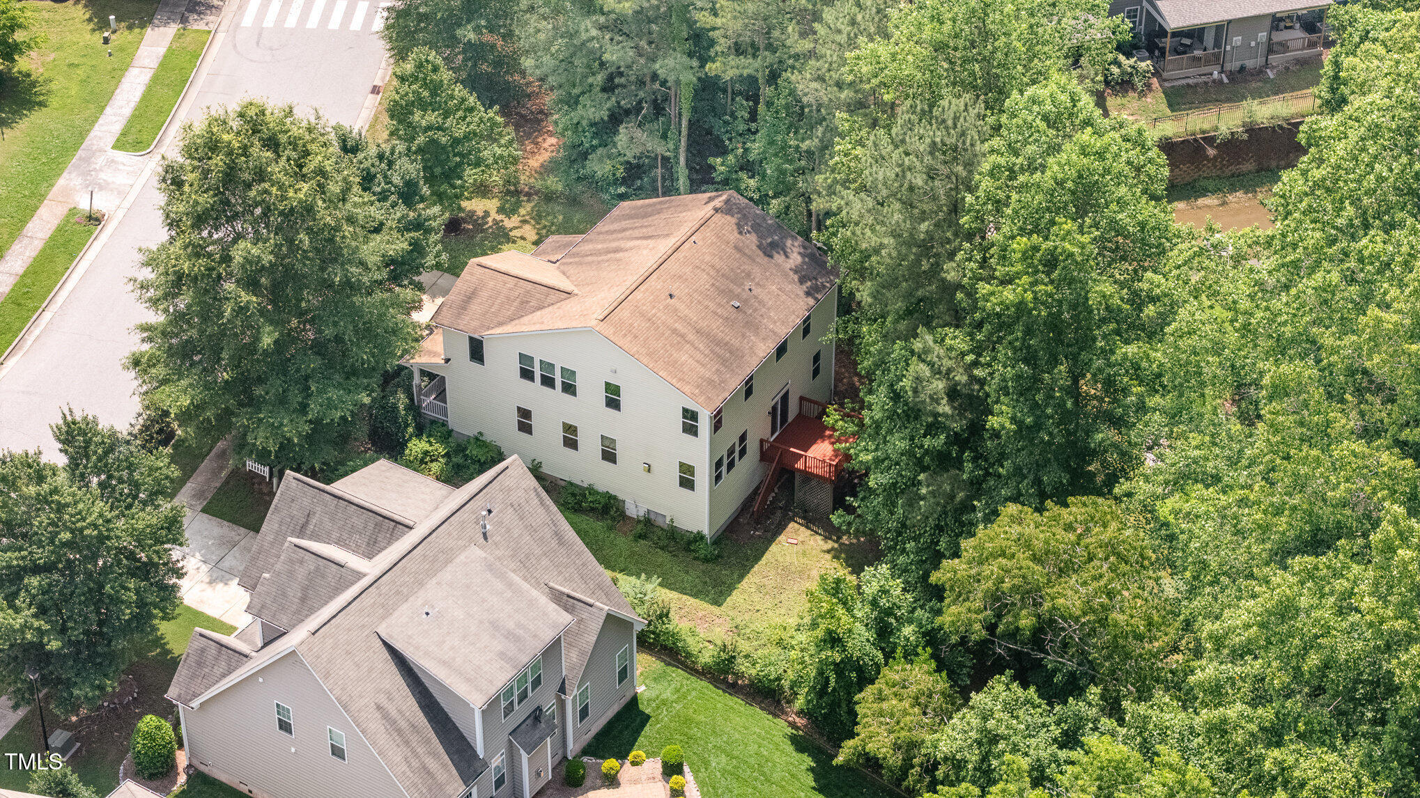 1304 Barnford Mill Road Wake Forest, NC 27587 - Photo 38 of 40 an aerial view of a house with outdoor space