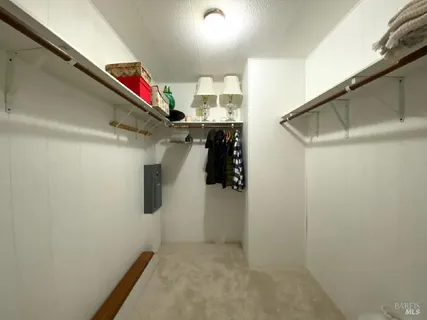 a view of walk in closet