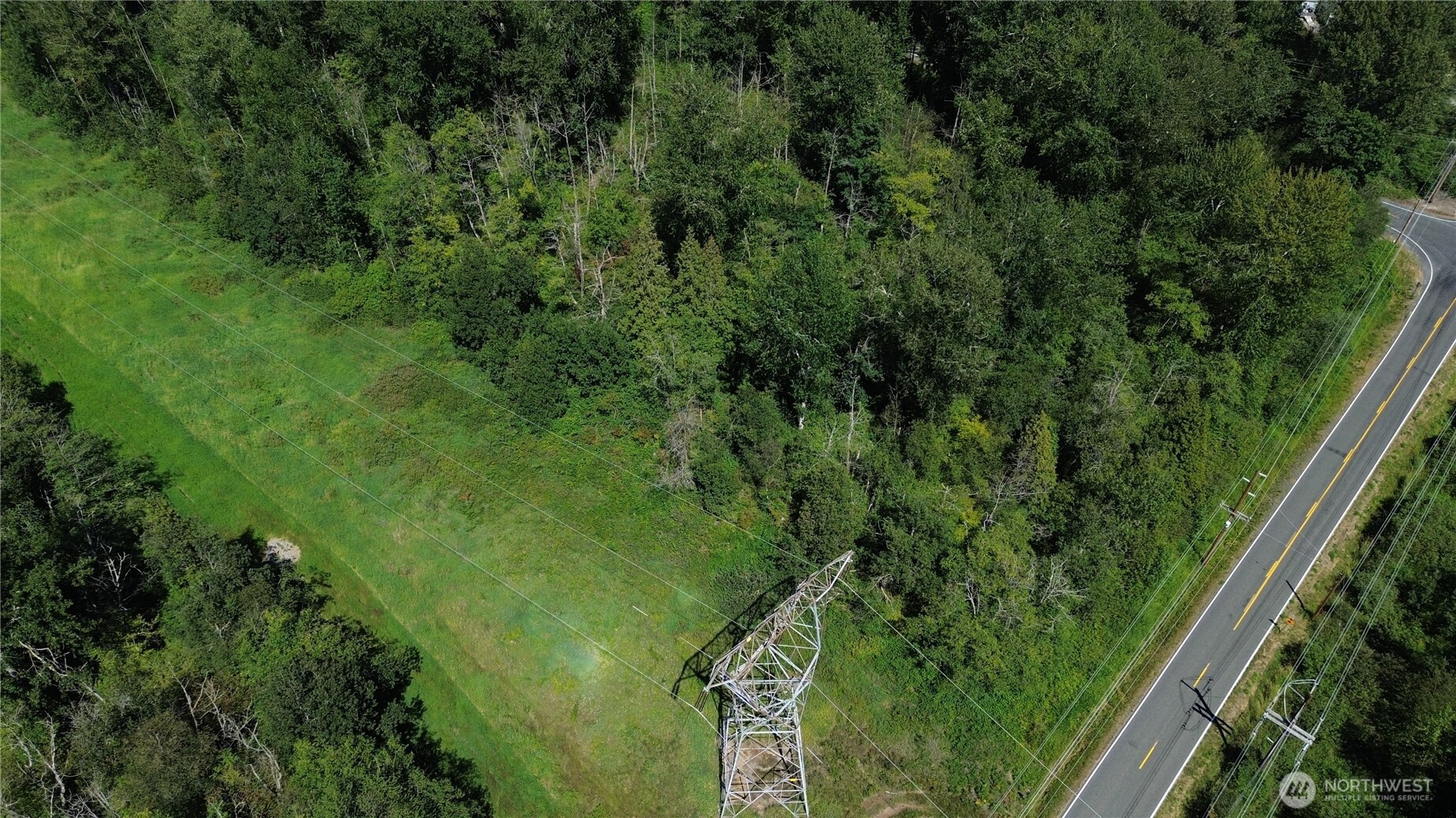 6501 Kickerville Road Ferndale, WA 98248 - Photo 3 of 5 an aerial view of residential houses with outdoor space and trees