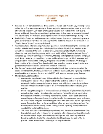 $2,970,000 | 1300 Bluff Street, Austin, TX 78704