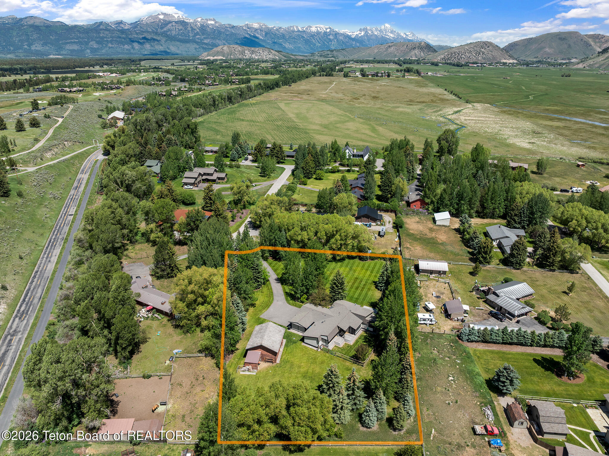 3650 North Meadow Road Jackson, WY 83001 - Photo 66 of 66 Aerial