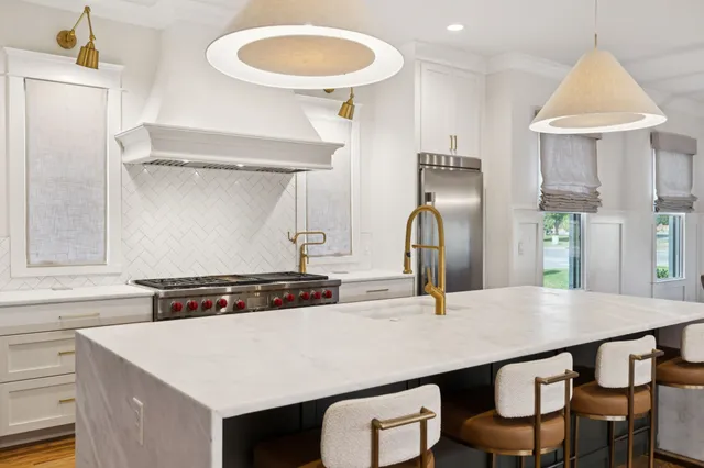 a close up view of racks on the wall