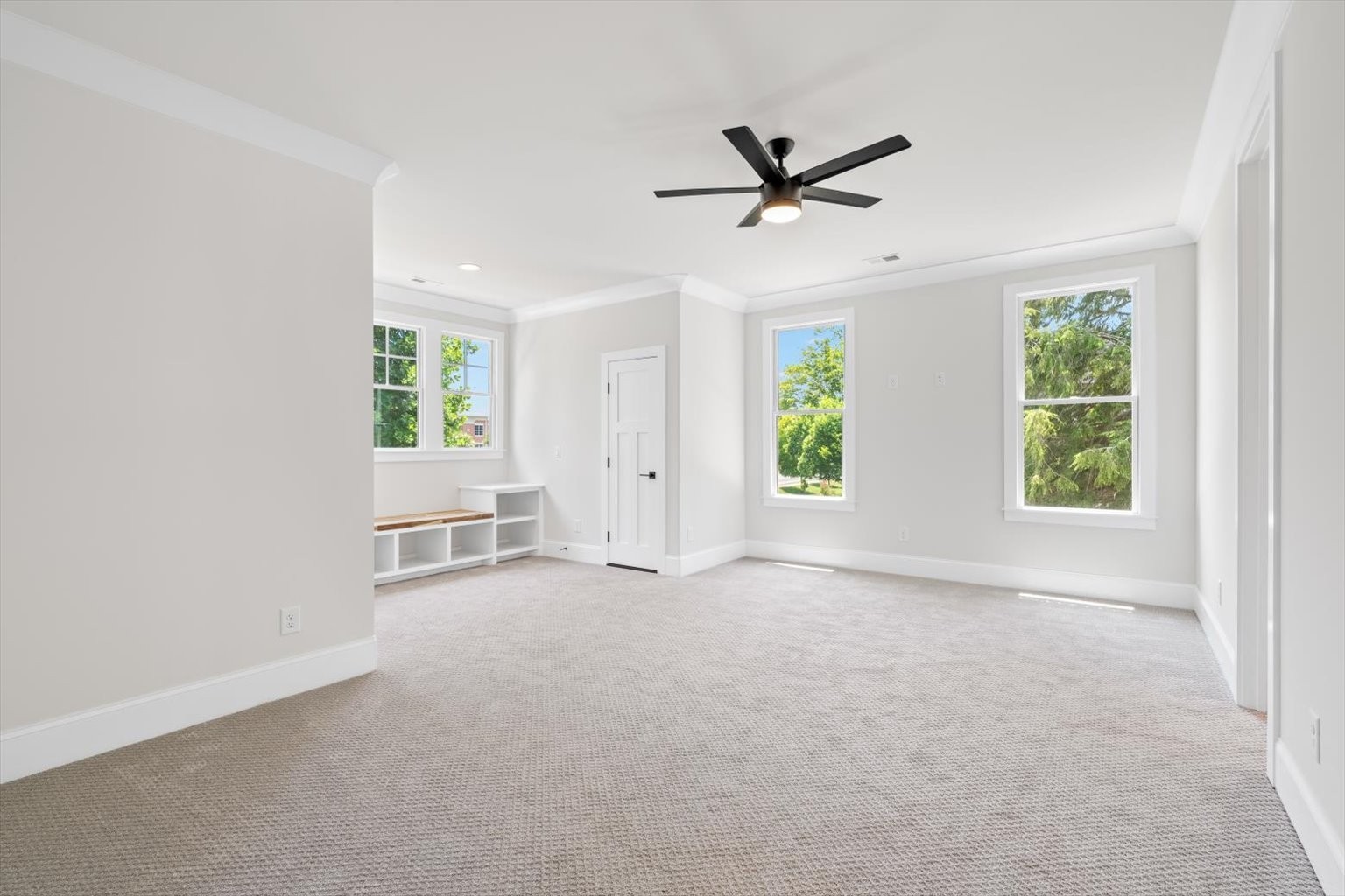 813 Hillsboro Road Franklin, TN 37064 - Photo 51 of 79 an empty room with windows and ceiling fan
