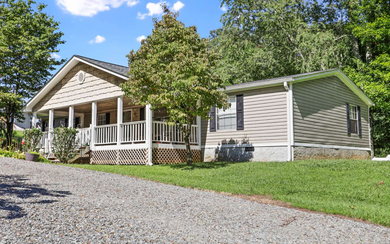 611 Wash Wilson Road Blue Ridge, GA 30513 - Photo 1 of 26 a front view of house with yard and green space