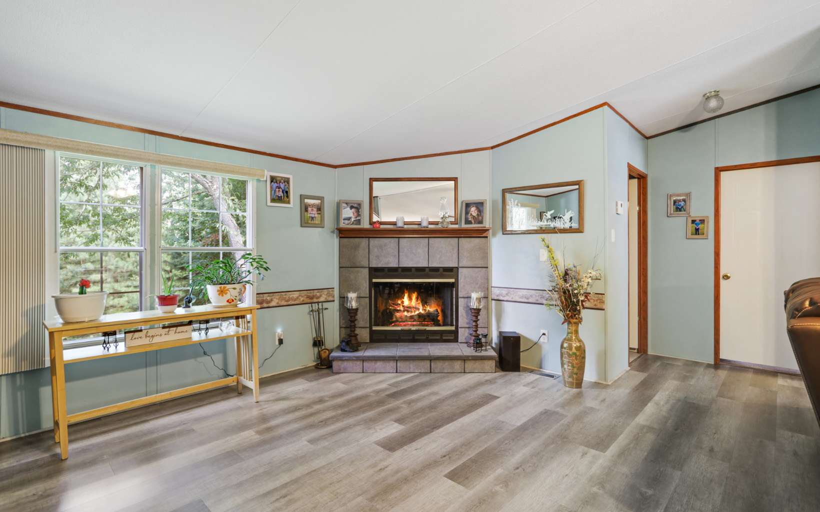 611 Wash Wilson Road Blue Ridge, GA 30513 - Photo 11 of 26 a living room with furniture and a fireplace