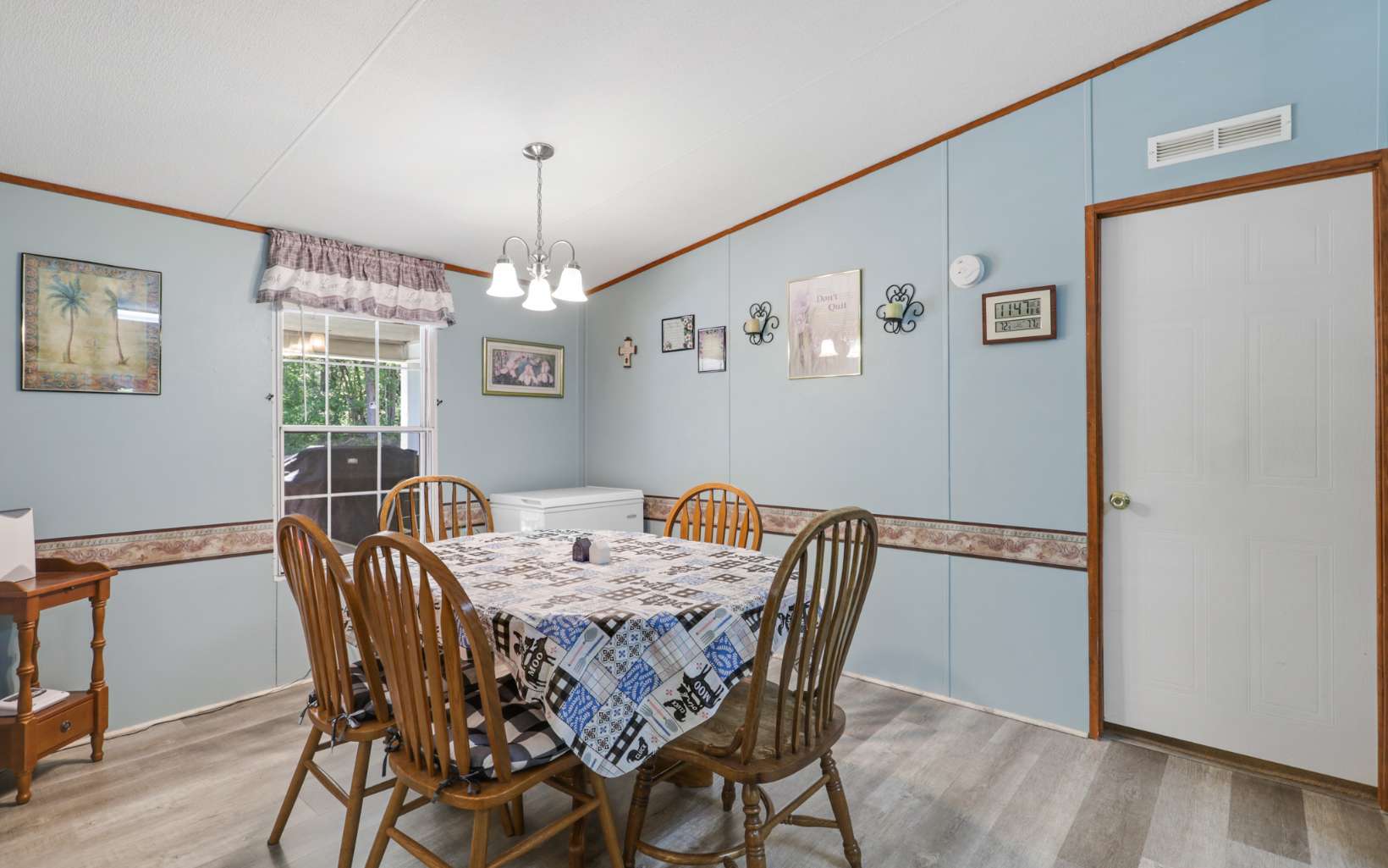 611 Wash Wilson Road Blue Ridge, GA 30513 - Photo 15 of 26 a view of a dining room with furniture window and wooden floor