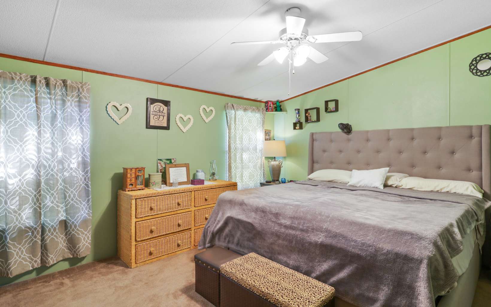 611 Wash Wilson Road Blue Ridge, GA 30513 - Photo 17 of 26 a bedroom with a bed and a dresser
