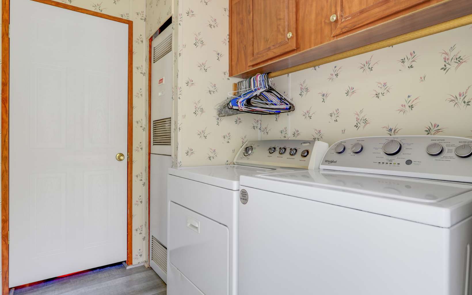 611 Wash Wilson Road Blue Ridge, GA 30513 - Photo 24 of 26 a view of a storage and utility room with a washer dryer