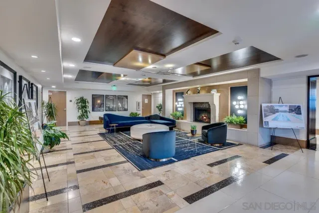 a view of swimming pool with outdoor seating