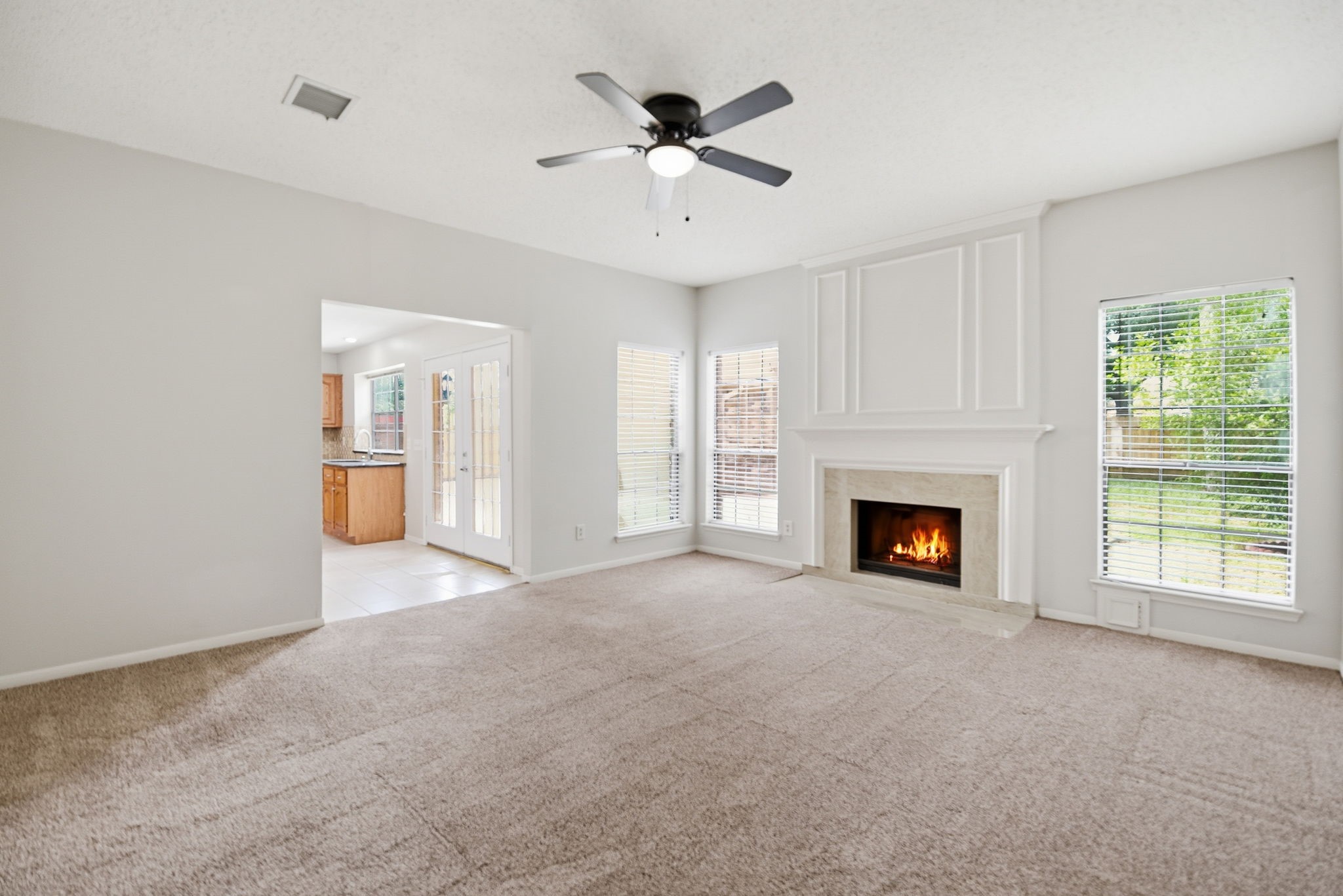2726 Alderleaf Place Spring, TX 77388 - Photo 9 of 36 Large Den w/ Fireplace!