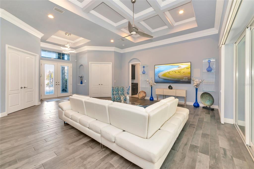 28154 Gopher Hill Road Myakka City, FL 34251 - Photo 37 of 100 a living room with furniture and a flat screen tv