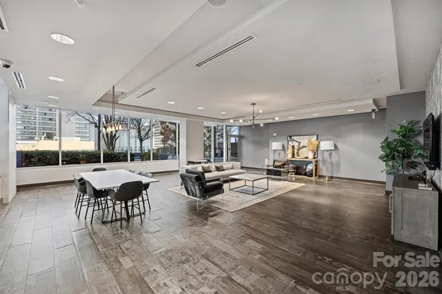 a living room with a couch and a flat screen tv