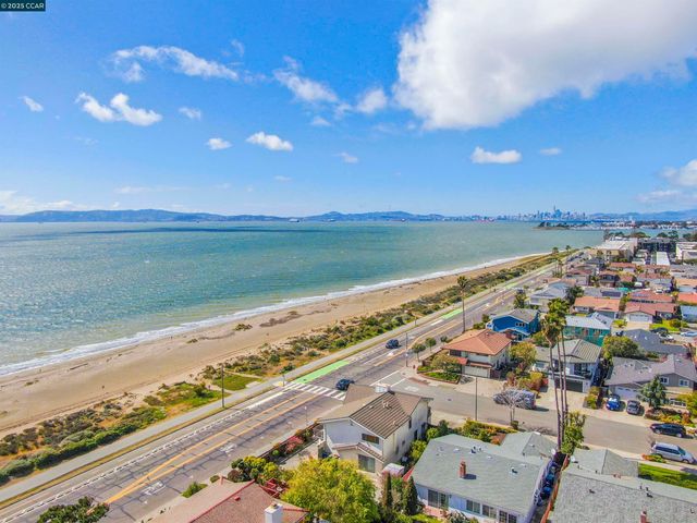 a view of lake and city