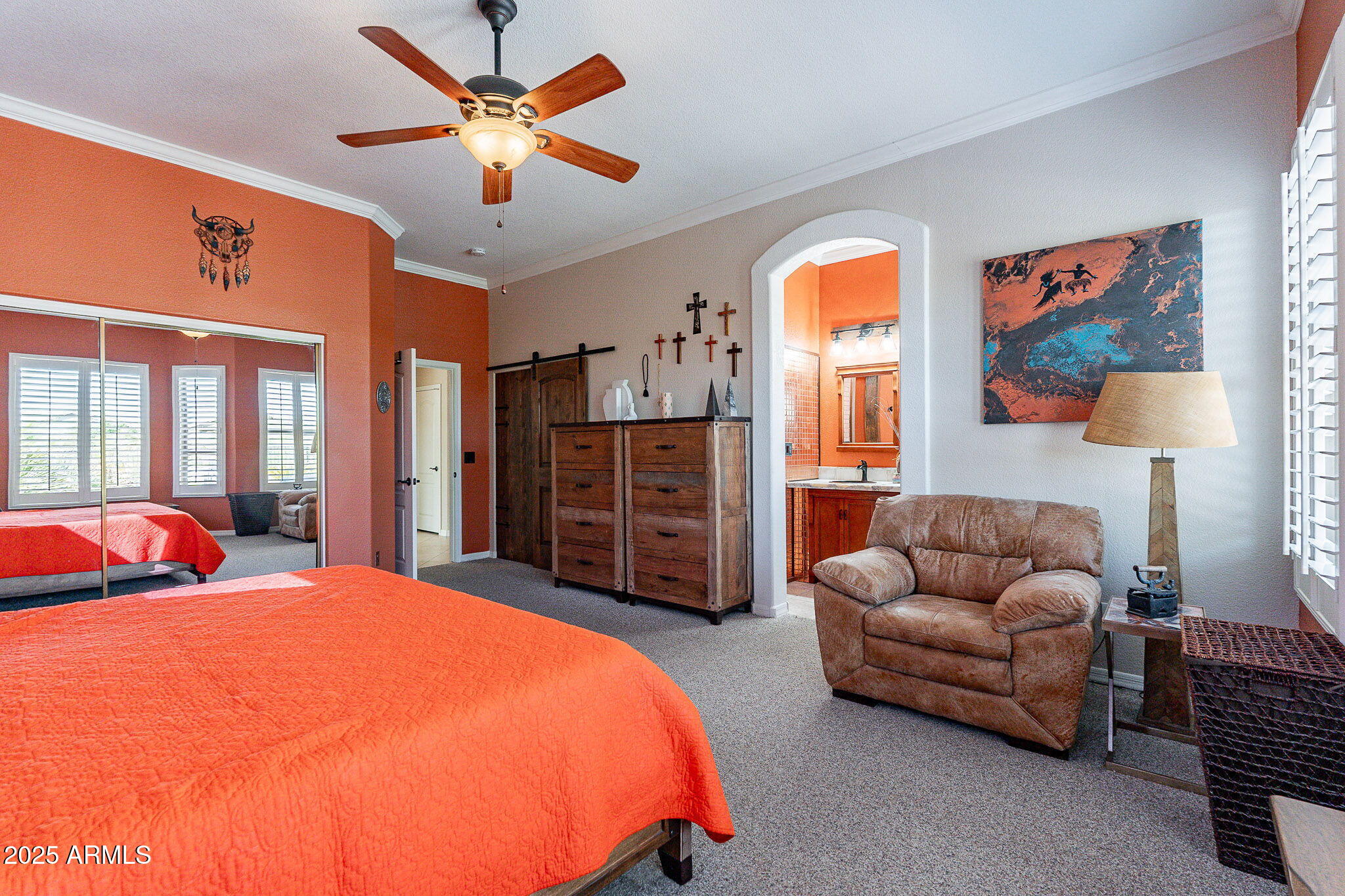 4333 South Pony Rider Trail Gold Canyon, AZ 85118 - Photo 31 of 54 a bedroom with furniture and window
