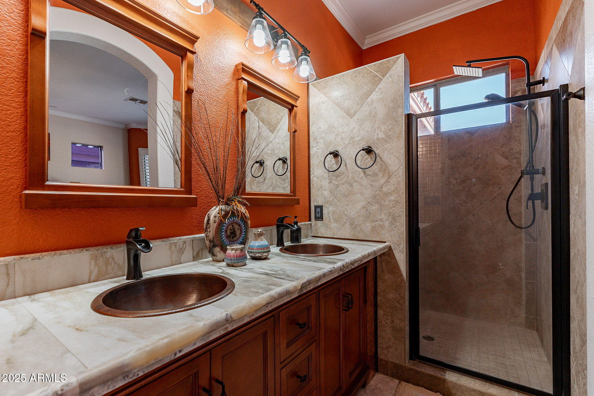 4333 South Pony Rider Trail Gold Canyon, AZ 85118 - Photo 34 of 54 a bathroom with a sink and a mirror