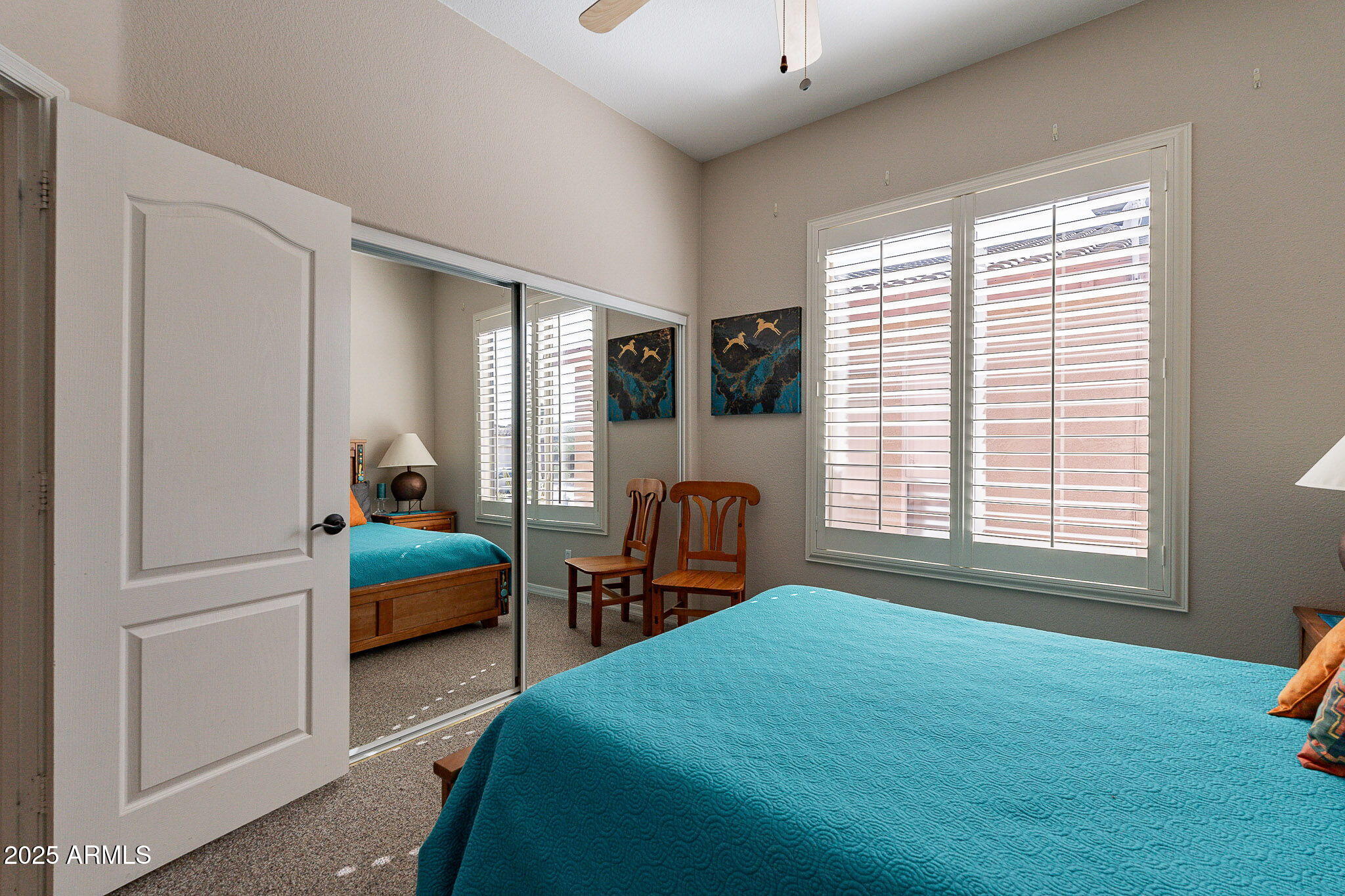 4333 South Pony Rider Trail Gold Canyon, AZ 85118 - Photo 38 of 54 a bedroom with a bed and a large window