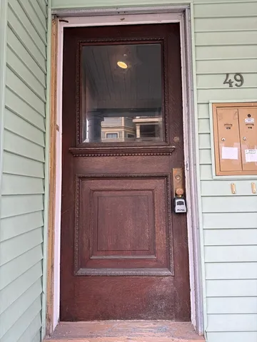 a close view of fireplace