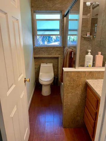a bathroom with a bathtub and a sink