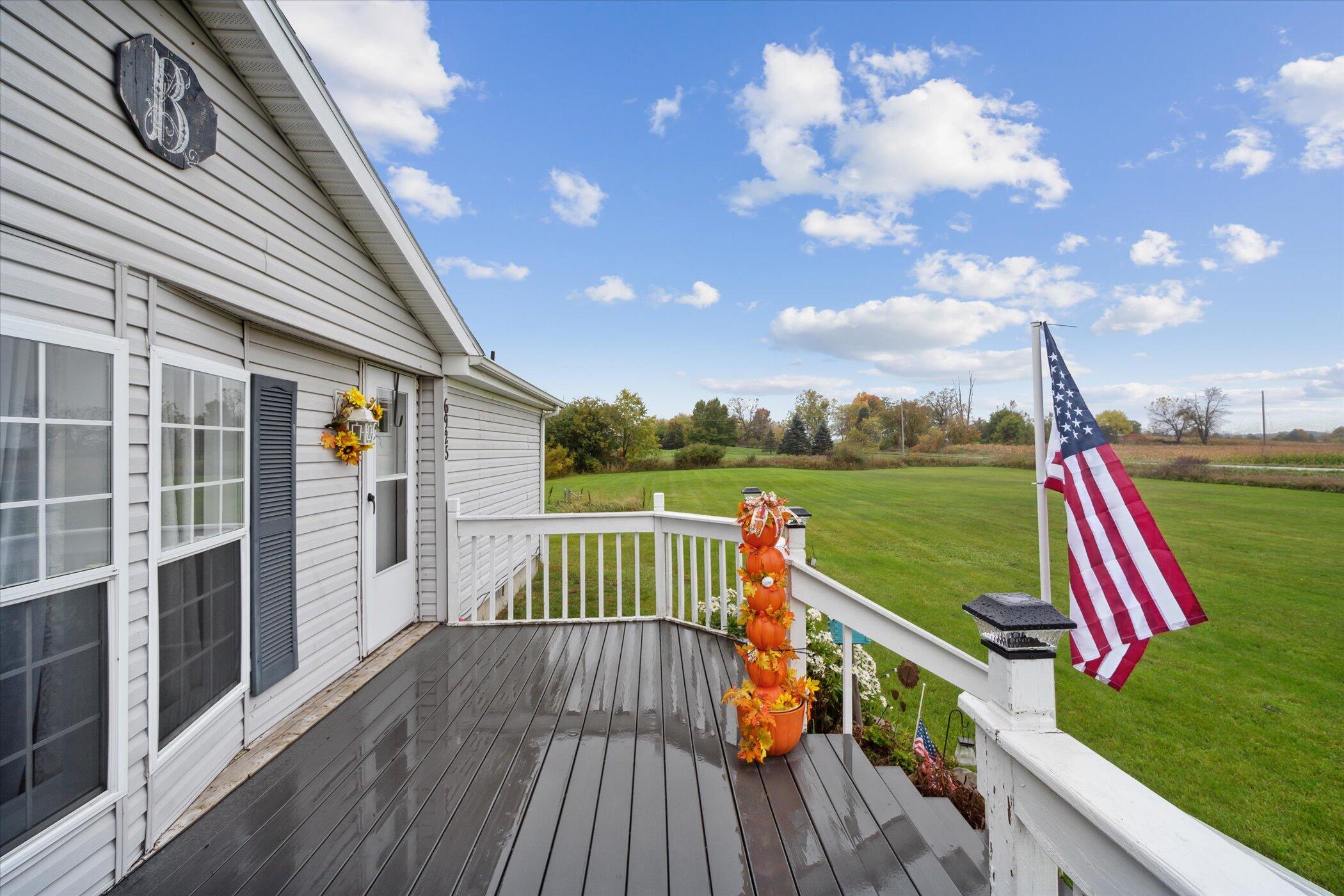 6925 Jones Road Jackson, MI 49201 - Photo 3 of 41 Jones front deck view