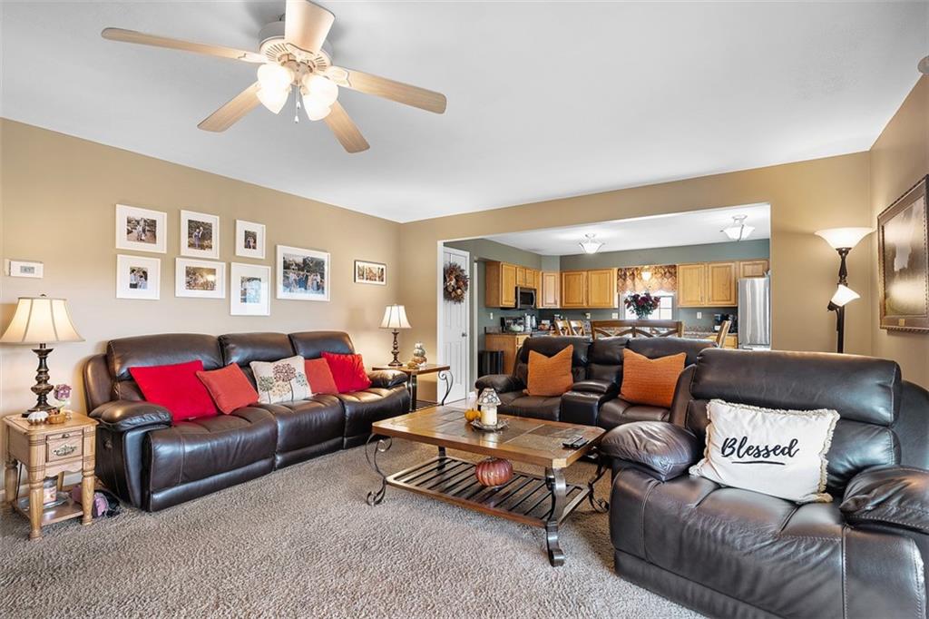 247 Randy Lane Coraopolis, PA 15108 - Photo 18 of 39 a living room with furniture kitchen view and a window