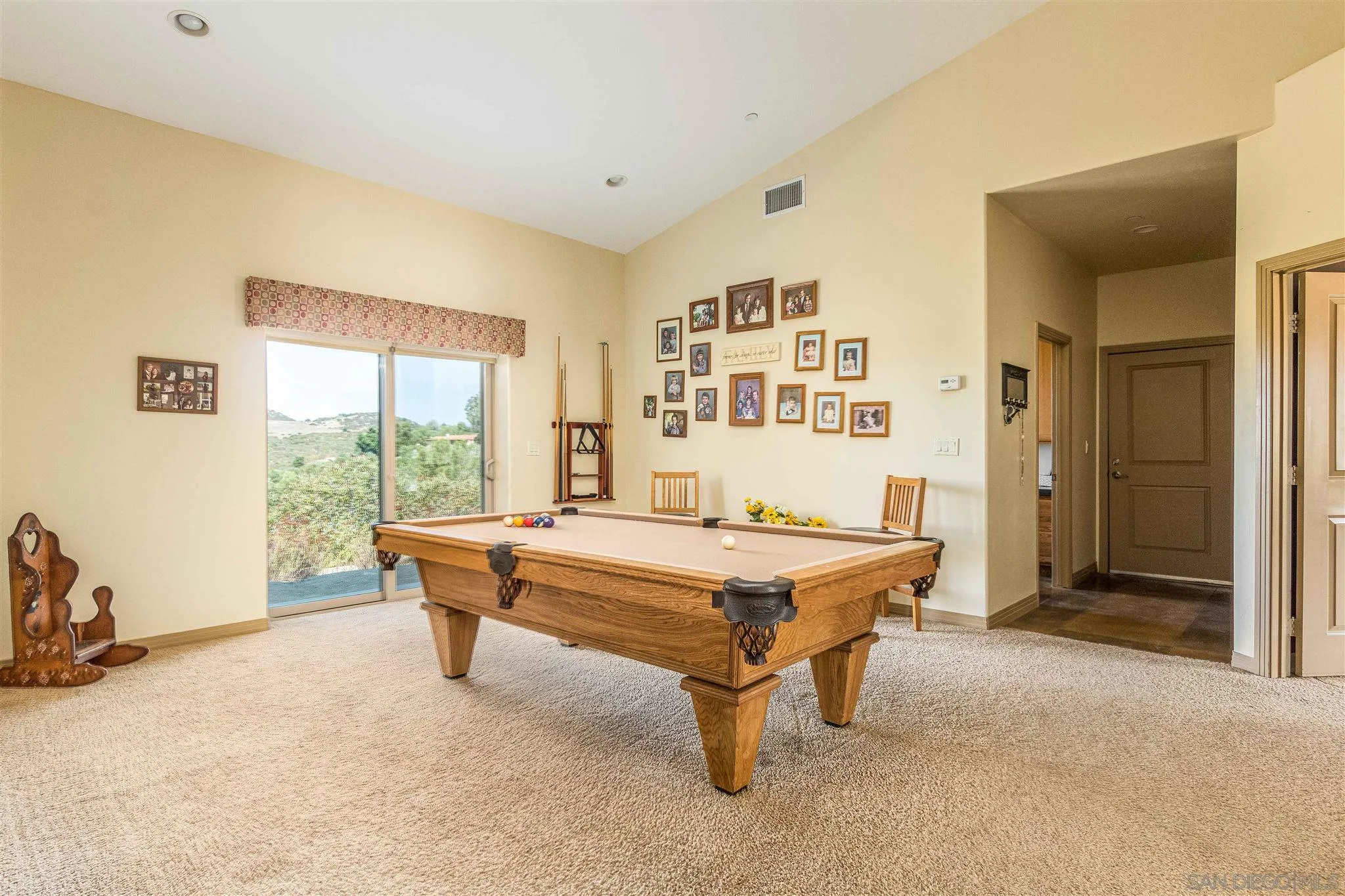 29482 Paso Robles Road Valley Center, CA 92082 - Photo 18 of 37 a room with pool table and windows