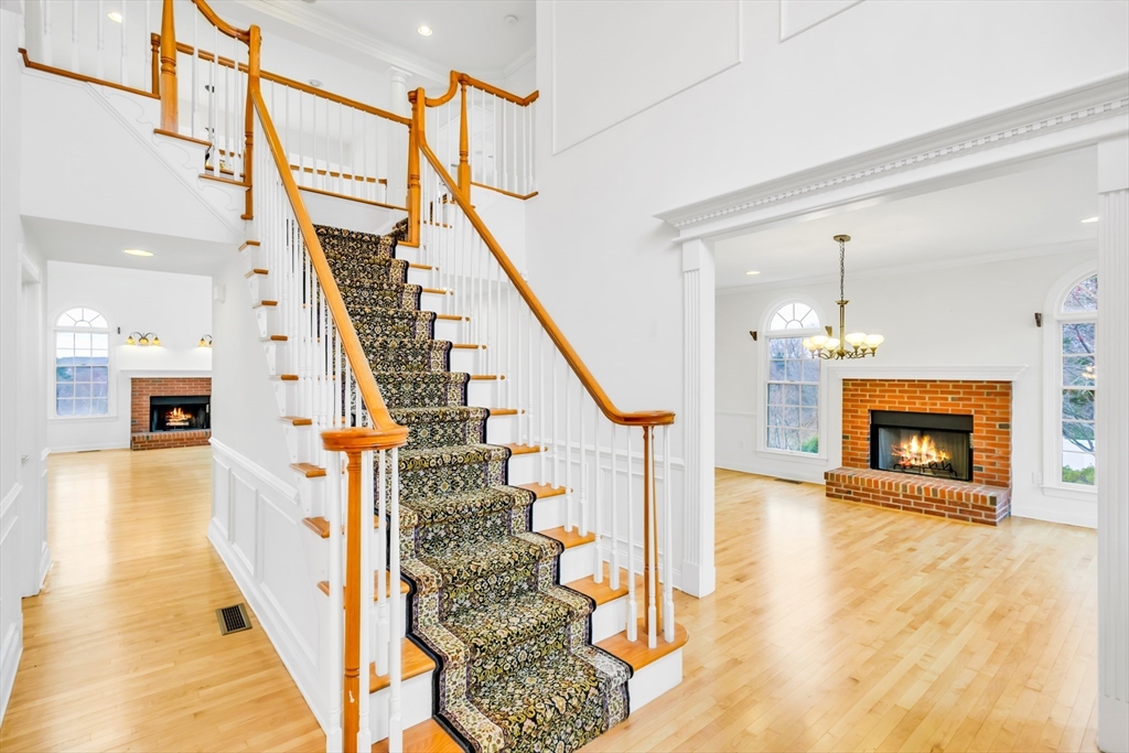 45 Endean Drive Walpole, MA 02032 - Photo 3 of 42 a view of entryway and hall with wooden floor