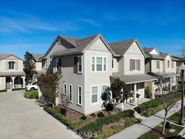 a front view of a house with porch