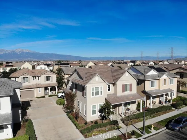 a view of a city with tall buildings