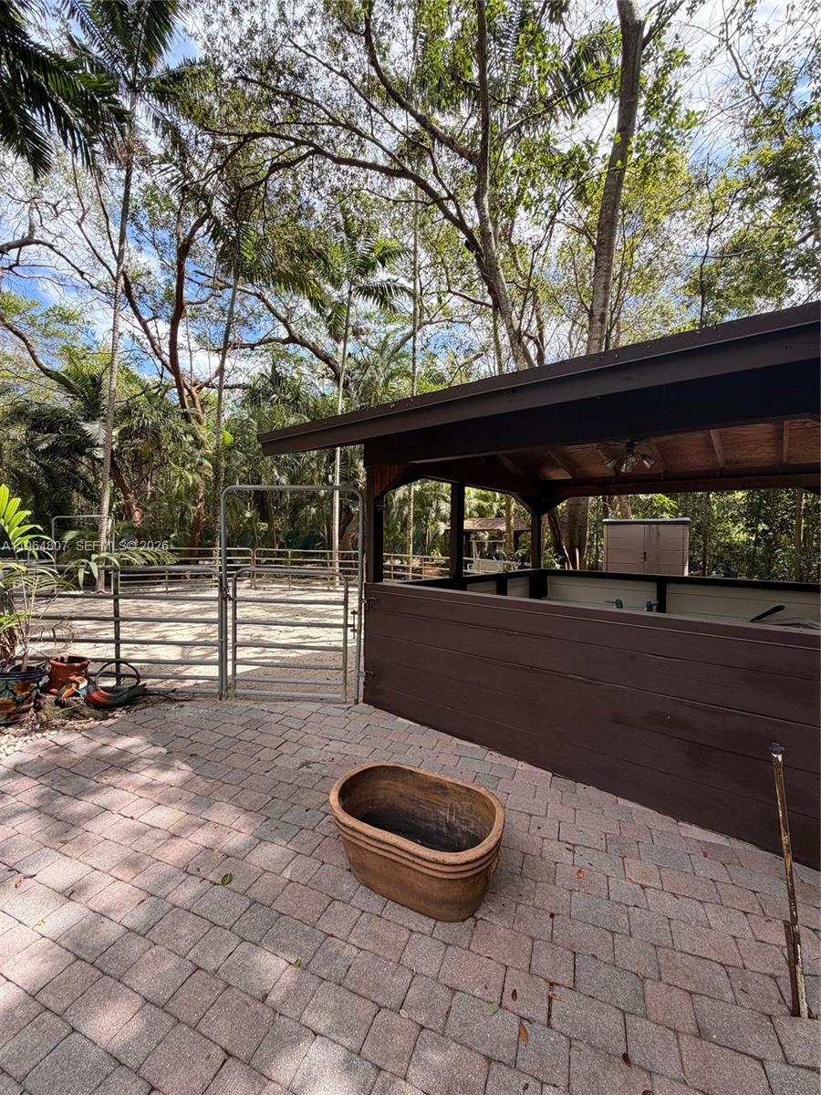 15425 Southwest 268th Street Homestead, FL 33032 - Photo 52 of 62 a view of outdoor space with deck and yard