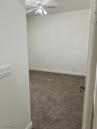 a view of a room with an empty space