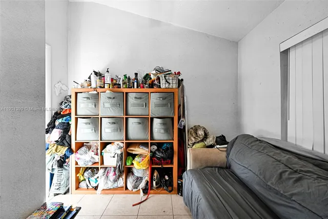 a storage room with storage and utility