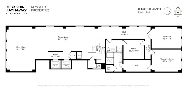 $3,900,000 | 55 East 11th Street, Unit 5 | Greenwich Village