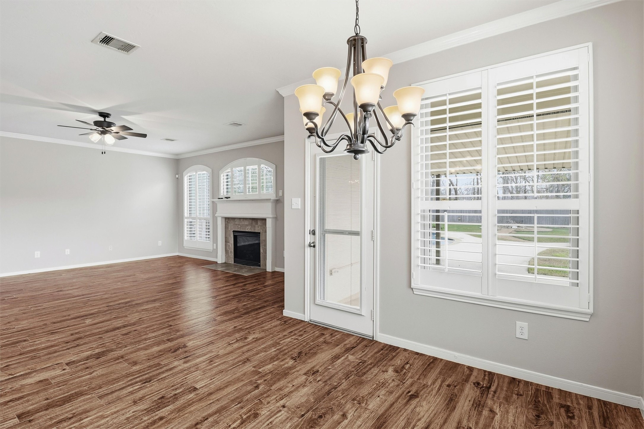 3602 River Bend Drive Rosenberg, TX 77471 - Photo 26 of 49 wooden floor in an empty room with a window