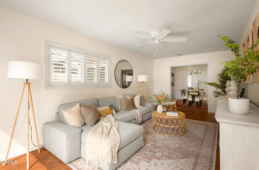 1587 North Harding Avenue Pasadena, CA 91104 - Photo 14 of 37 a living room with furniture and a large window