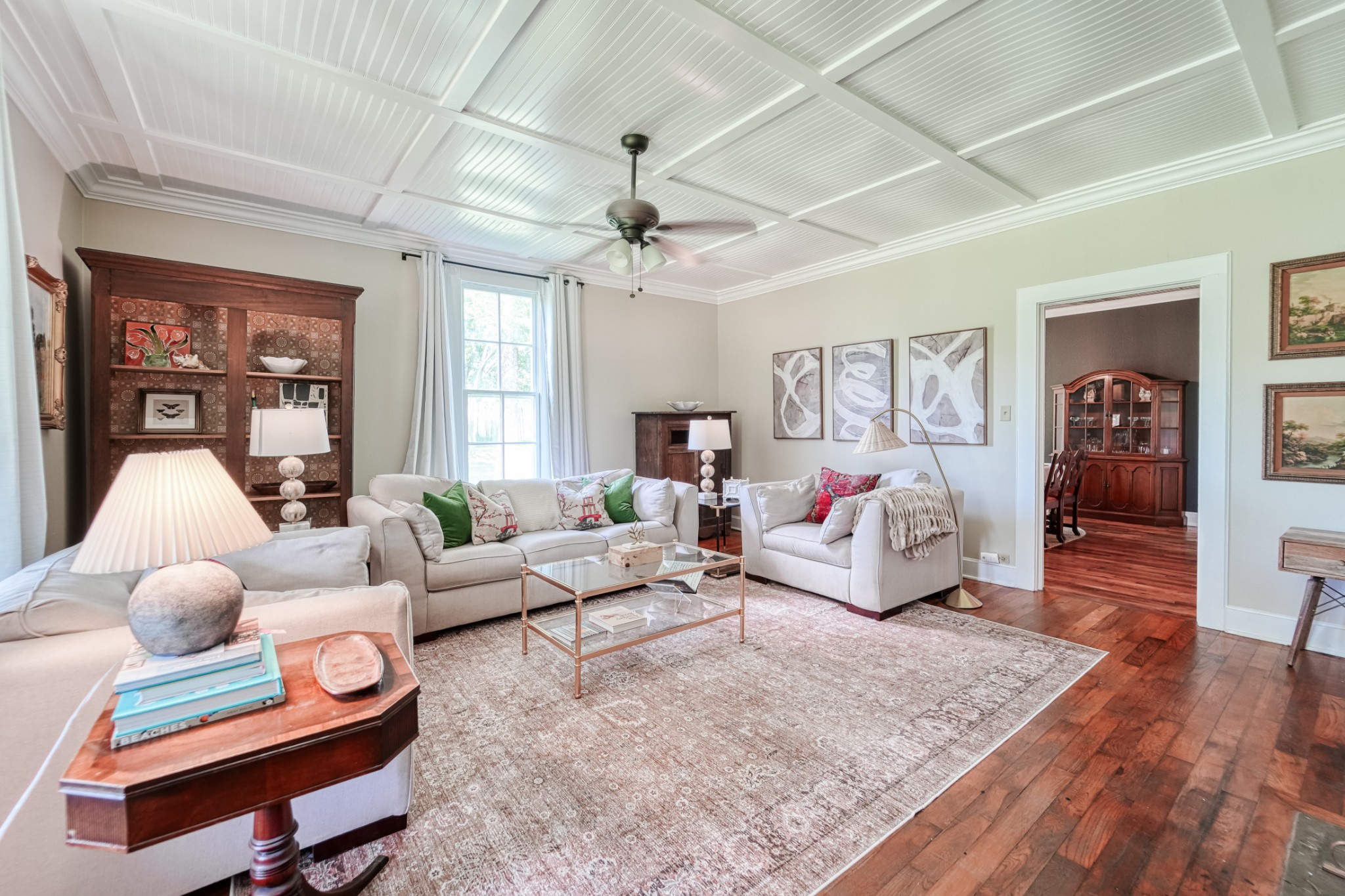 5829 County Road 6 Florence, AL 35633 - Photo 4 of 32 a living room with furniture ceiling fan and a rug