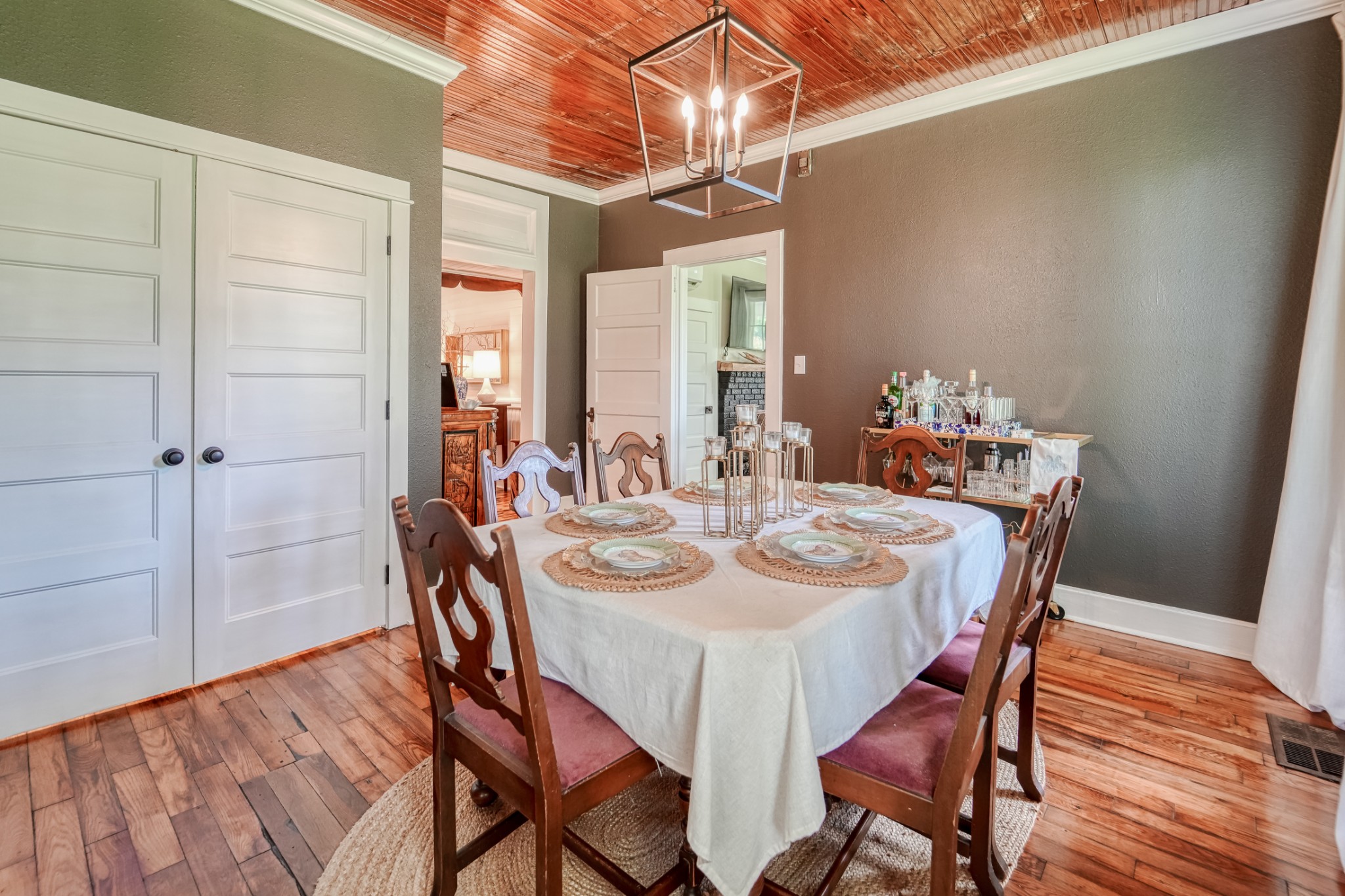 5829 County Road 6 Florence, AL 35633 - Photo 6 of 32 a view of a dining room with furniture and wooden floor