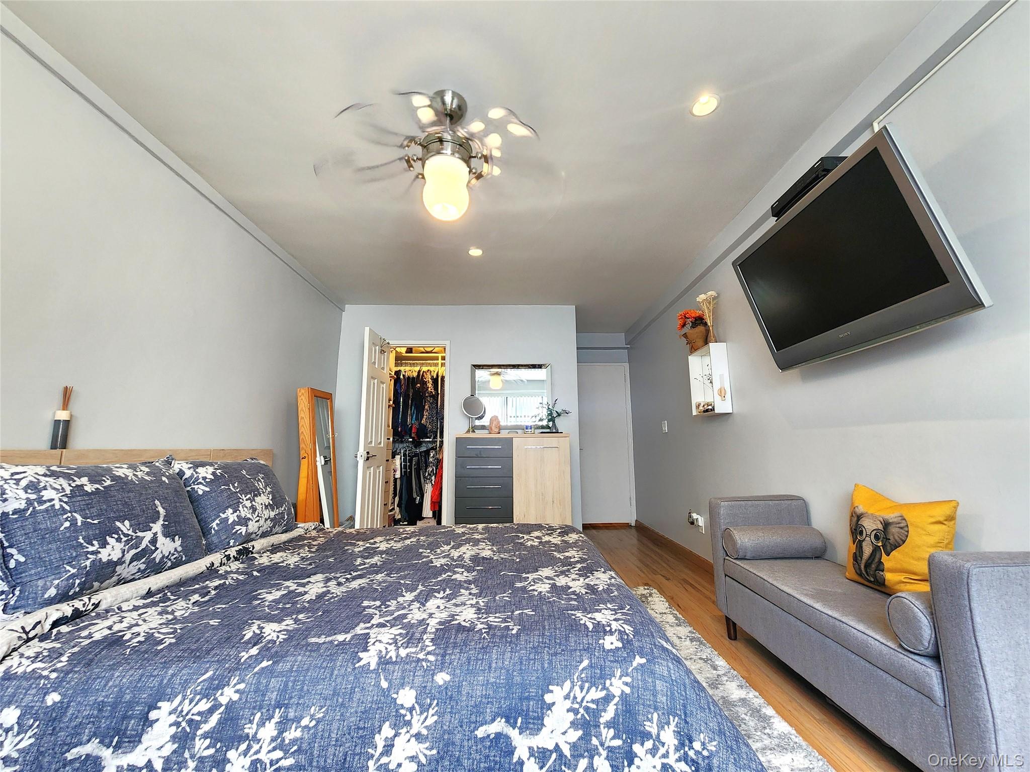 25 Park Place, Unit 3R Great Neck, NY 11021 - Photo 11 of 18 a living room with furniture and a flat screen tv