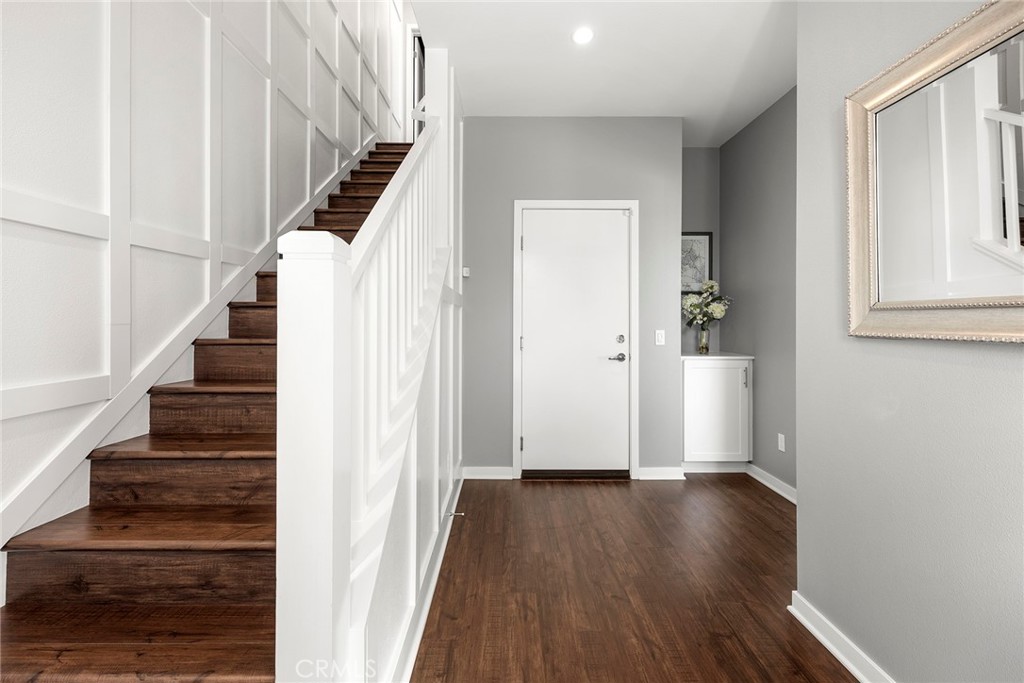 147 Schick Irvine, CA 92614 - Photo 6 of 35 a view of entryway with wooden floor